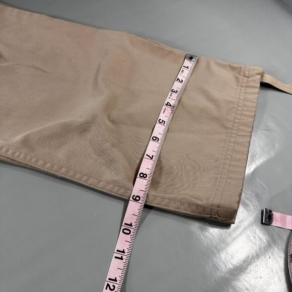 Under Armour Chino Khaki Pants Mens Drawstring Ankle Cargo Pocket Trousers - Picture 9 of 16